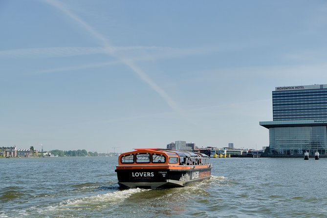 Amsterdam 1h Canal Cruise by Semi-Open Boat with Audio Guide - The Singel Canal and the Golden Bend Manor Area