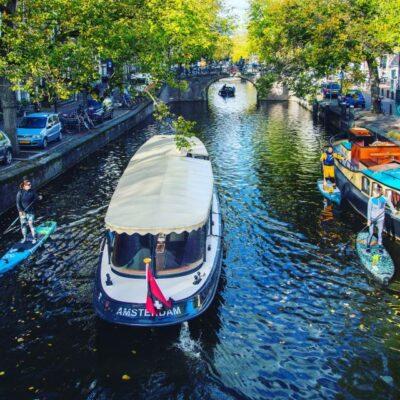 Amsterdam: 2-Hour Stand Up Paddle Board Tour - The first 30 minutes matter: learning SUP balance in a quiet canal