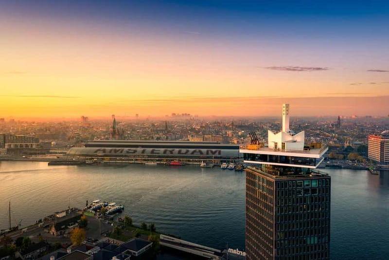 Amsterdam: A'DAM Lookout with Revolving Restaurant Moon - The audio tour and interactive exhibition: turning views into a story