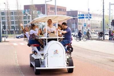 Amsterdam Beer Bike Blast Private Tour - With Beer On Tap - Rhoneweg 1 Start Point and How the Hour-Plus Flows