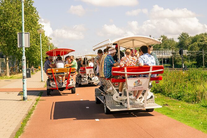 Amsterdam Beer Bike Blast Private Tour - With Beer On Tap - Best Fit: Bachelor, Bachelorette, and Friends Who Like Guided Fun