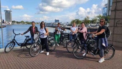 Amsterdam bike tour with a French-speaking guide local! - Bike comfort and safety: hand brakes, Batavus bikes, and real-world practicality