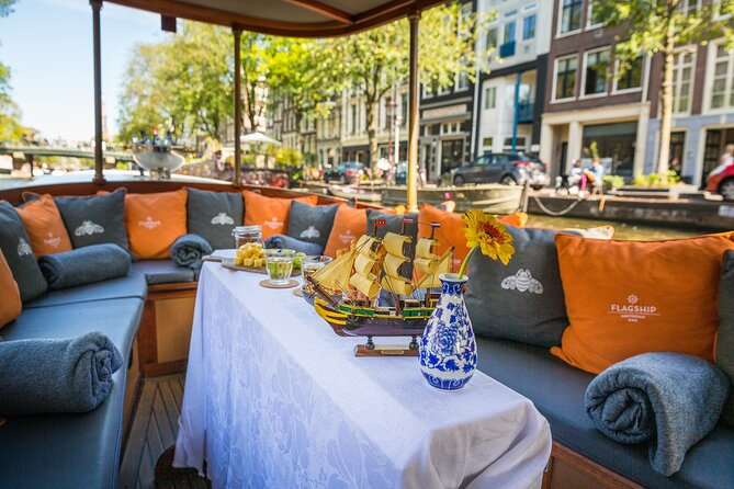 Amsterdam Canal Cruise in Classic Salon Boat With Drinks and Cheese - Price and Value: Why $40.84 Can Be a Good Deal for an Hour