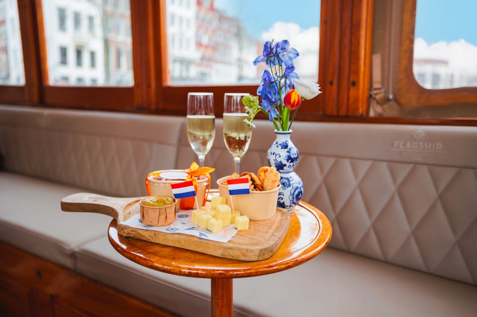 Amsterdam: Canal Cruise with Bubbles & Bites - Unlimited Bubbles and One Serving of Bites: What You’re Actually Paying For