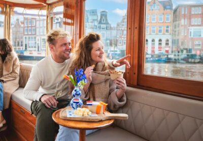 Amsterdam: Canal Cruise with Bubbles & Bites - The Canal Route: Skinny Bridge, Jordaan, and UNESCO Golden Age Views