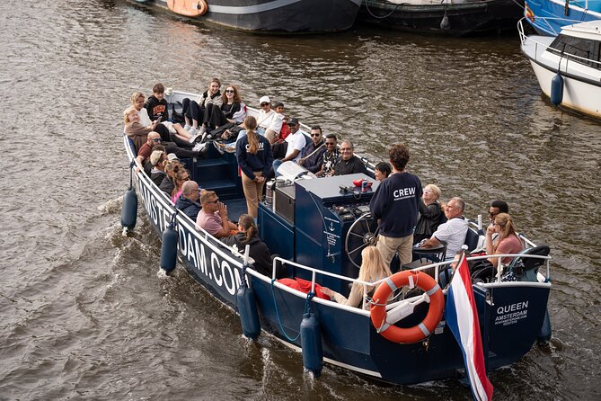 Amsterdam Canal Cruise with Live guide & Two drinks - Central St. - Group Size and Guide Style: Relaxed, Informative, Not a Marathon Talk