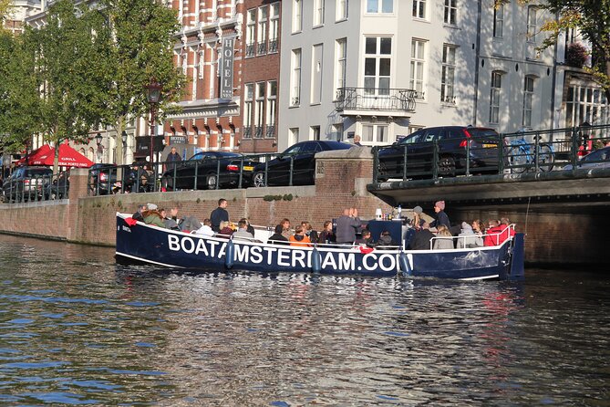 Amsterdam Canal Cruise with Open Bar - Central Station - Herengracht, Golden Bend, and the Canal-House Postcard World