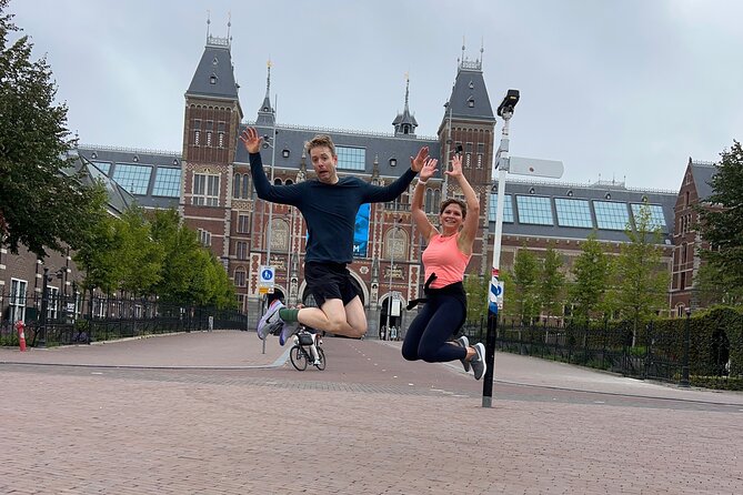 Amsterdam city center run tour - Stop 2: Magere Brug and the Amstel river crossing