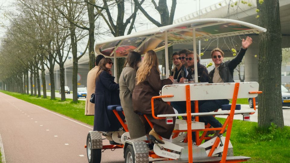 Amsterdam: Dutch Beer Bike Blast Tour with Onboard Bar - Safety, comfort, and the rules you’ll want to follow