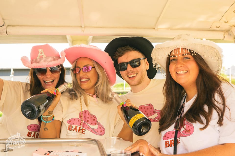 Amsterdam: Dutch Prosecco Party Bike - Price and value at around $37 per person
