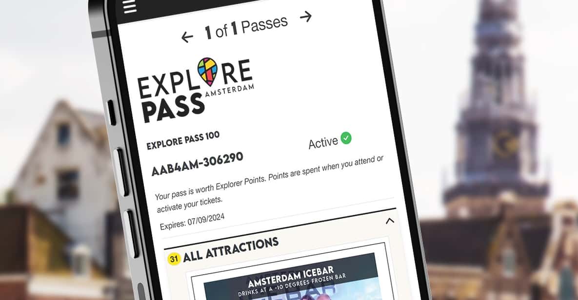 Amsterdam: Explore Pass with Over 35 Attractions - Choosing 50 vs 75 vs 100 Points Without Getting Cornered