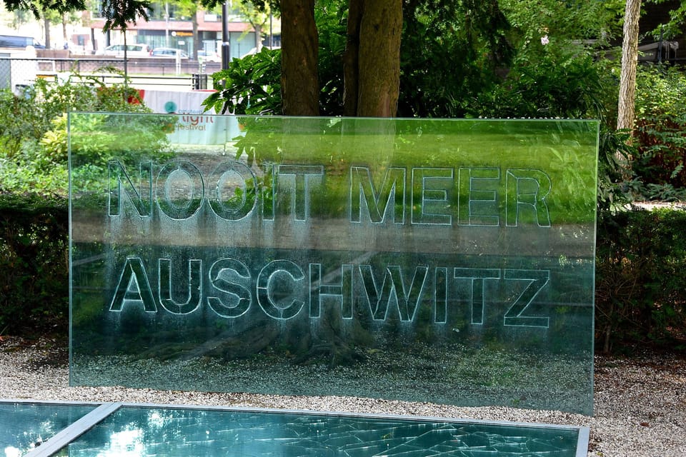 Amsterdam: Guided Anne Frank Small-Group Walking Tour - Wertheimpark’s Auschwitz Memorial: broken mirrors and a sky you can’t control
