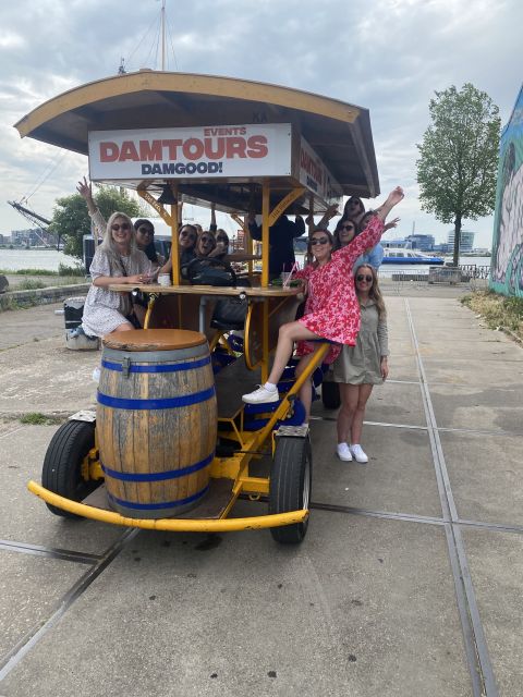 Amsterdam: Guided Beer or Prosecco Bike Tour - Key highlights at a glance