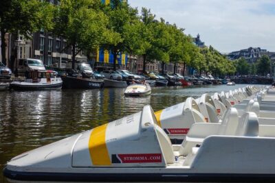 Amsterdam Independent Sightseeing by Pedal Boat - Where to Check In and How the Route Concept Works