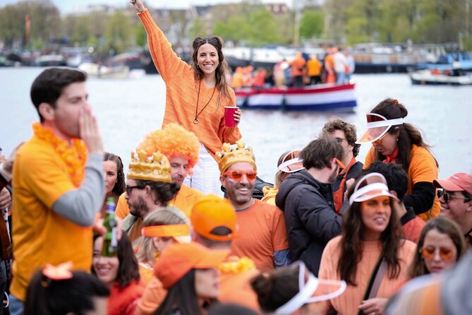 Amsterdam King’s Day Boat Party with Unlimited Drinks 2026 - Where you start: Piet Heinkade 1 and getting positioned