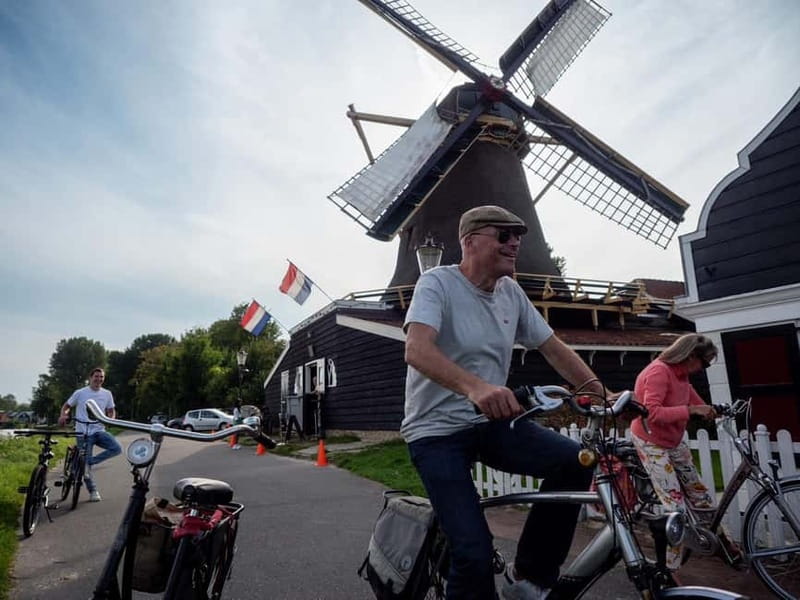 Amsterdam: Leisurely Windmill & Countryside Bike Ride - Windmill moments: The Admiral, plus why one stop can feel short