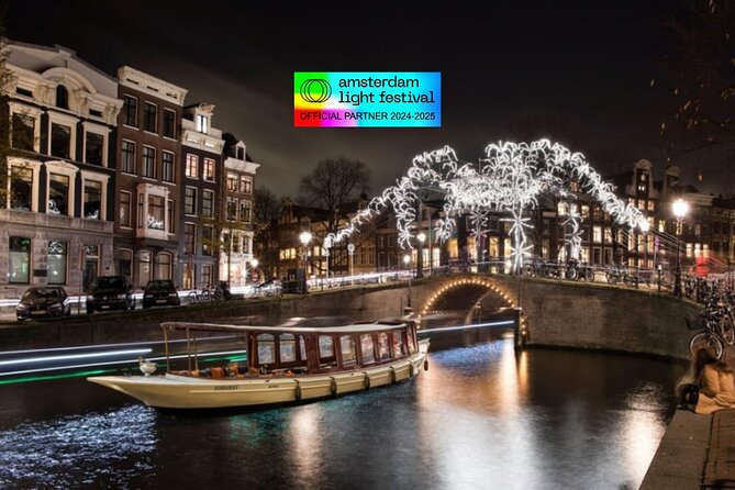 Amsterdam Light Festival: Cruise Unlimited Drinks & Bite option - Price and booking: what $26.42 buys you in a festival city
