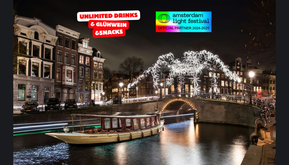 Amsterdam: Light Festival Heated Cruise with Drinks Option - Finding the boat near Amsterdam Central without stress