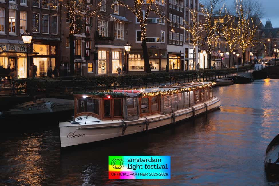Amsterdam: Light Festival Heated Cruise with Drinks Option - Drinks and snacks: warm comfort with the optional upgrade