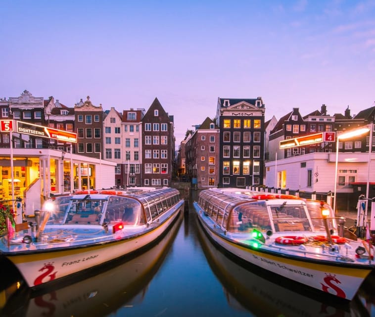 Amsterdam: Nightlife Ticket with Champagne and Cruise - One-Hour Canal Cruise: When to Go and What You Get