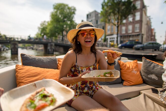 Amsterdam Private Boat Trip with Pizza and Unlimited Drinks - Pizza, beer, wine, and soft drinks: what’s actually included