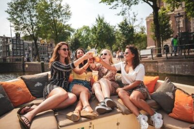 Amsterdam Private Boat Trip with Pizza and Unlimited Drinks - The full route: what you’ll see, in the order you’ll pass it