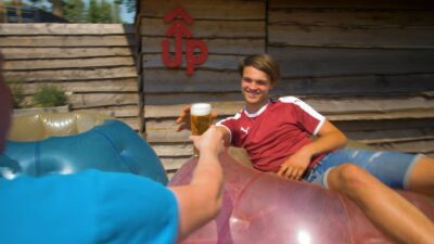 Amsterdam: Private Bubble Football Game - Who it fits best: ages 8+, groups of 4, and some clear limits