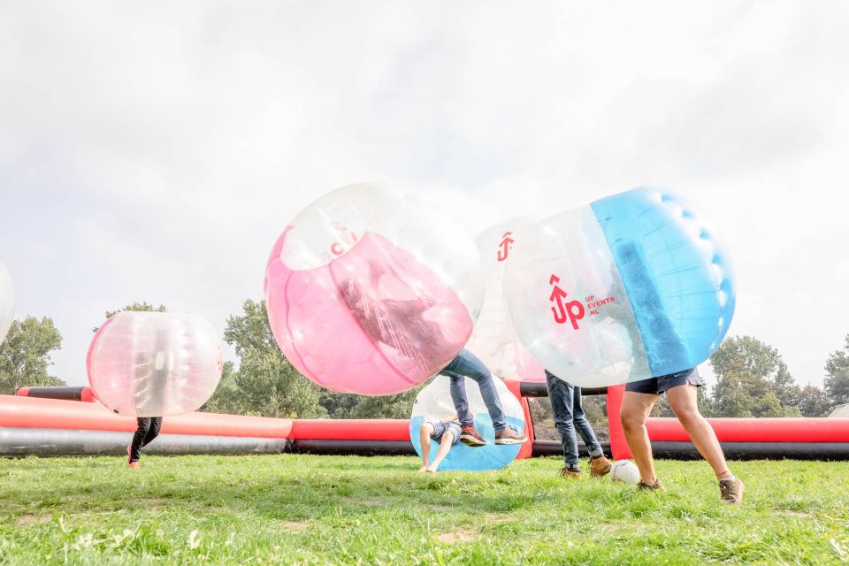 Amsterdam: Private Bubble Football Game - The tournament format: teams, goals, and a short mid-game drink break