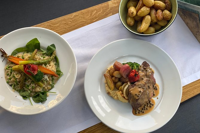 Amsterdam Private Dinner Cruise incl Drinks & 2-course Dinner 2hr - 2-course dinner with individual choices and vegan options