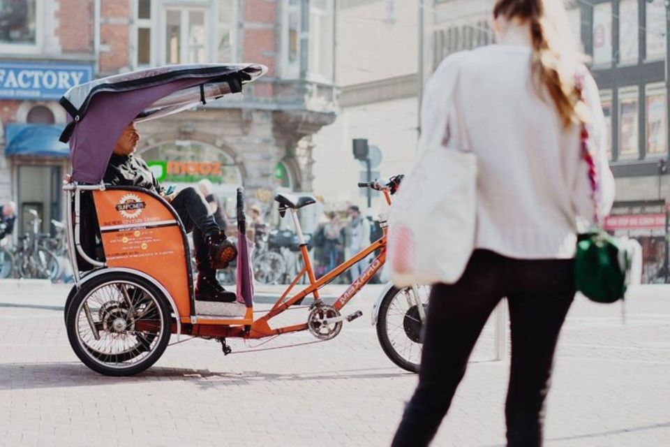 Amsterdam: Private Guided City Tour by Pedicab - Photo stops and how the ride actually feels