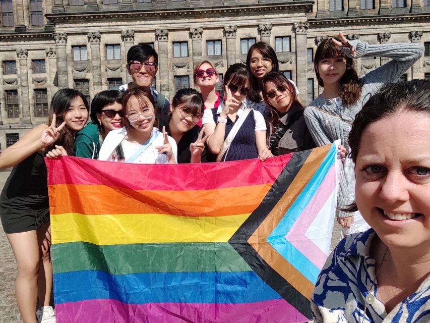Amsterdam: Queer City Walking Tour With Local Guide - Dam Square to the Royal Palace area: unicorns, gender, and pride-canals energy