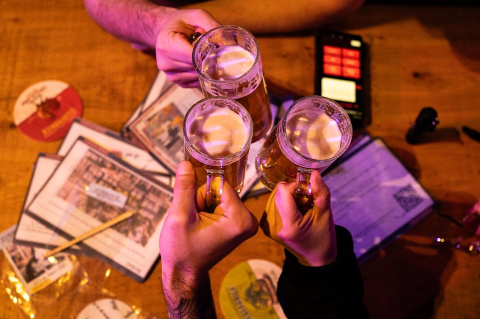 Amsterdam: Self-guided Red Light District Pub Crawl Mystery - The main bar stop: a full hour to play, drink, and solve