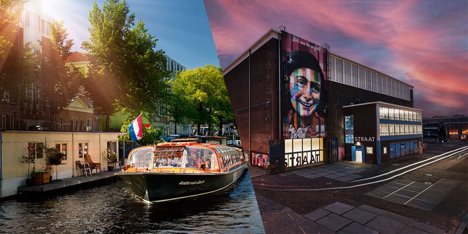 Amsterdam: STRAAT Museum and Canal Cruise Combination Ticket - The canal cruise: 1 hour on the UNESCO Canal Belt