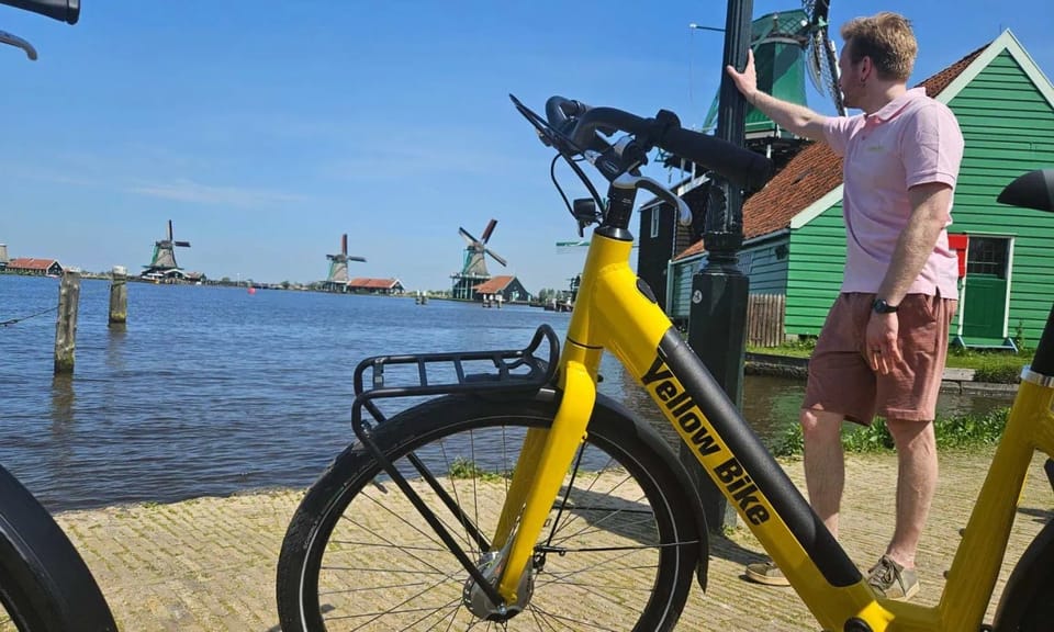 Amsterdam: Zaanse Schans E-Bike Tour with Windmills & Cheese - The ride through North Amsterdam: Chalk Mill and ‘t Twiske