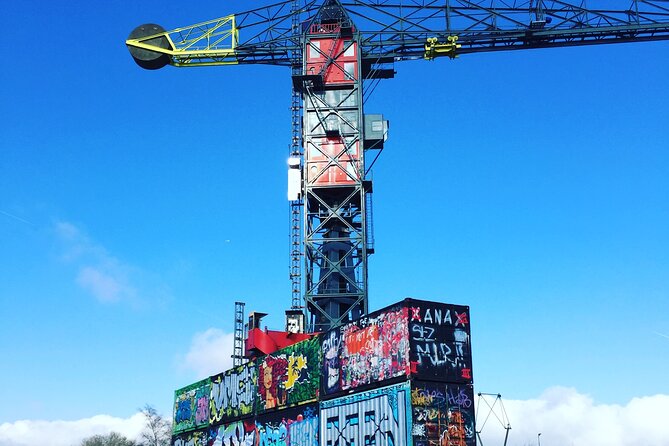 Amsterdam's Hidden Gems and Street Art Bike Tour - Faralda Crane Hotel: a quick architectural flex