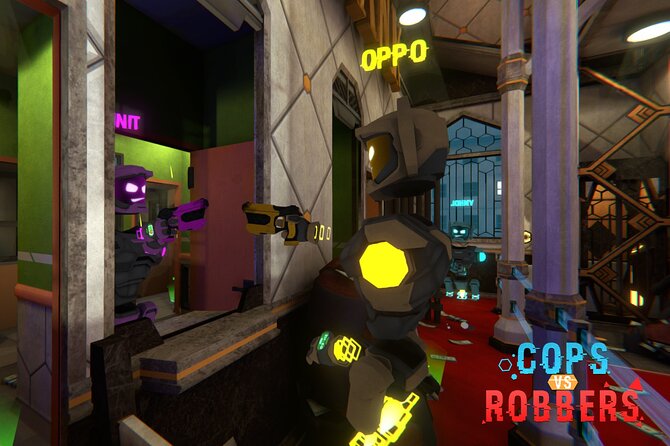 Free Roam VR in Amsterdam – Immerse Yourself in a Virtual World! - Realistic VR plus the arcade bonus
