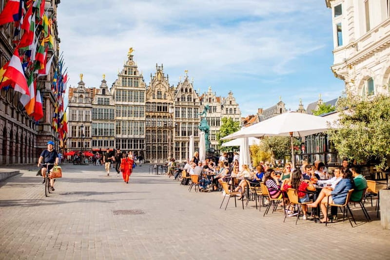 From Amsterdam: Cologne & Antwerp Full-Day Tour - Antwerp’s Grote Markt and Brabo Fountain: the city opens fast