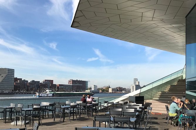 Private Guided Tour of Contemporary Amsterdam Noord by Bike - The Crane Hotel: when construction hardware becomes lodging